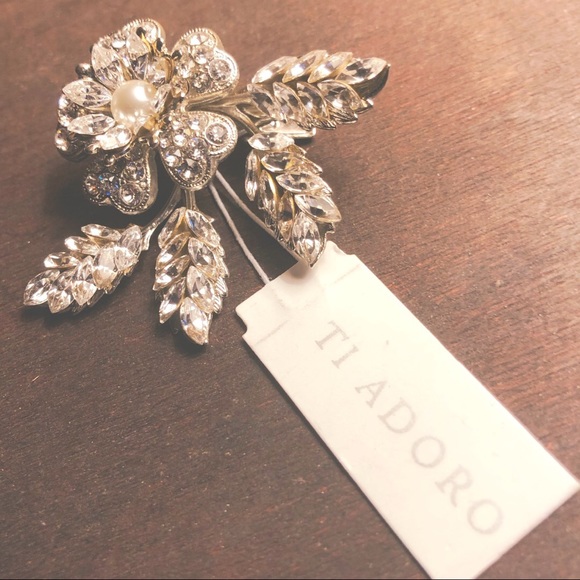 NWT Bhldn Anthropologie TiAdoro Petunia Hair Clip main image 4